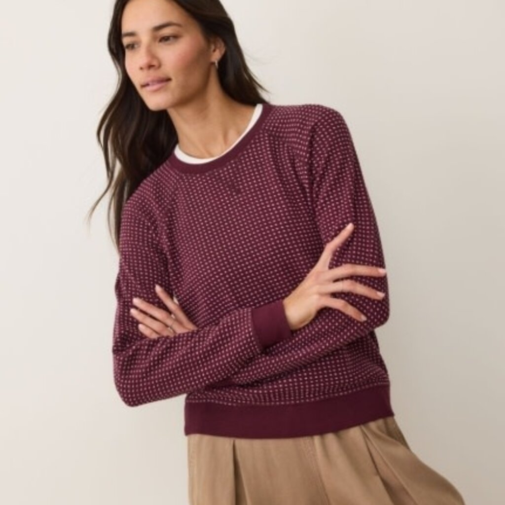 Marine Layer Daisy Textured Raglan