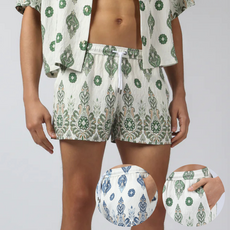 Parke & Ronen RST26 Medallion Print Lounge Short