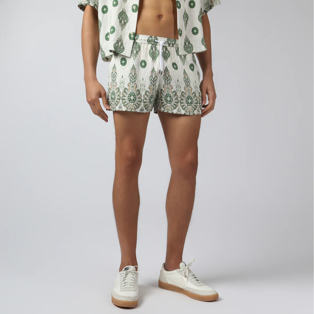 Parke & Ronen RST26 Medallion Print Lounge Short