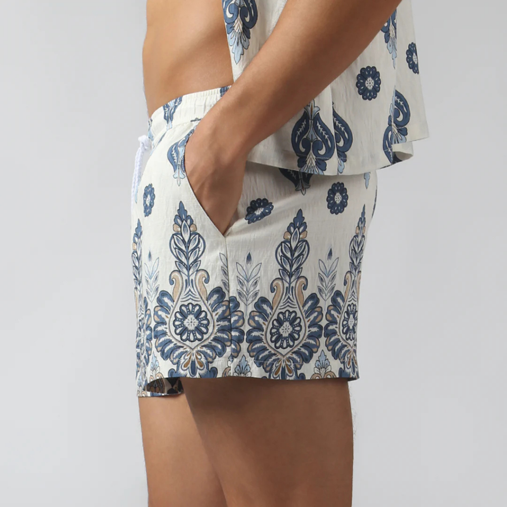 Parke & Ronen RST26 Medallion Print Lounge Short