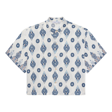 Parke & Ronen RST26 Medallion Print Camp Shirt