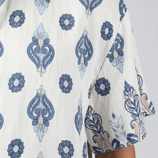 Parke & Ronen RST26 Medallion Print Camp Shirt