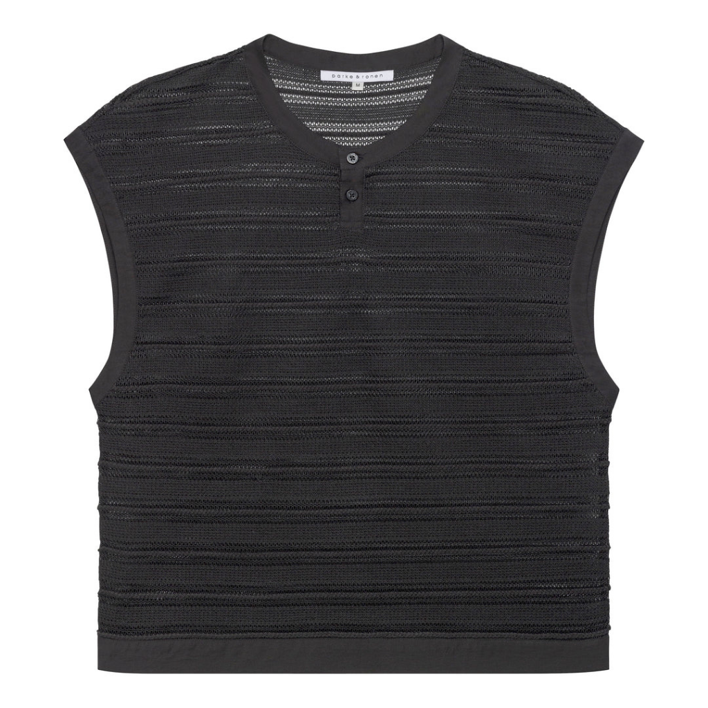 Parke & Ronen RST26 Sundown Knit Sleeveless Henley
