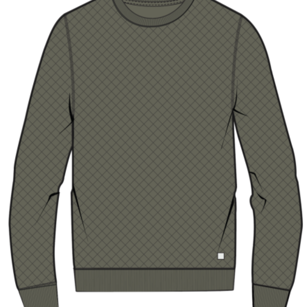 Marine Layer Corbet Quilted Crewneck