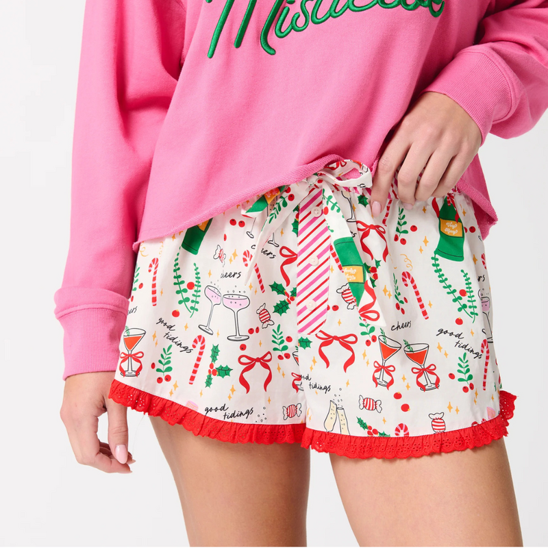 Shiraleah HL25 Celebration Boxer Shorts, Ivory