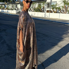 Jennafer Grace Sunset Current Sequin Caftan