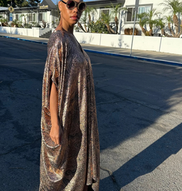 Jennafer Grace Sunset Current Sequin Caftan