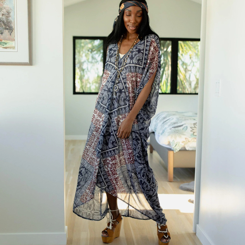 Jennafer Grace Petaluma Border Caftan