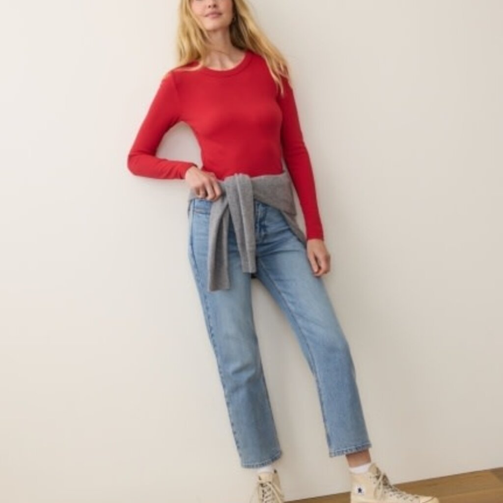 Marine Layer Lexi Rib Sun-In Longsleeve Crew Tee