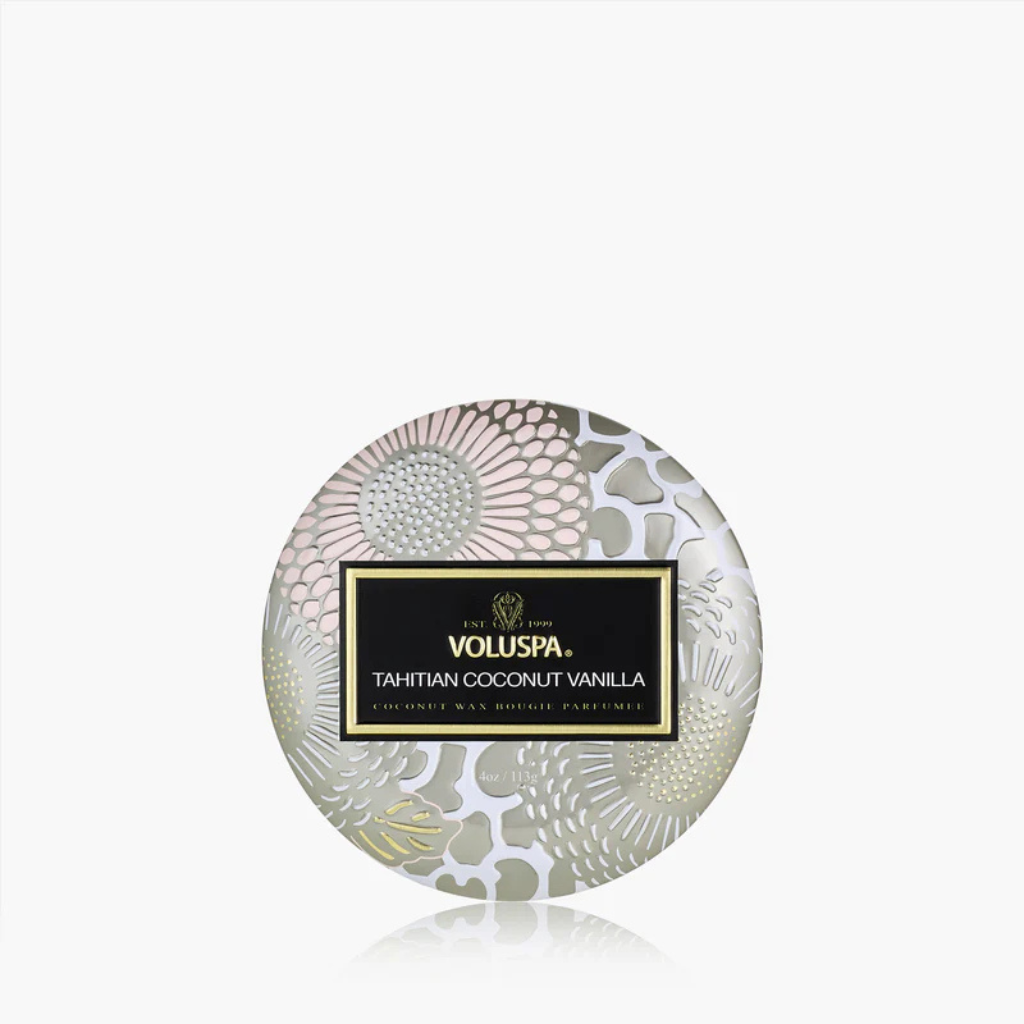 Voluspa Tahitian Coconut Vanilla Mini Tin