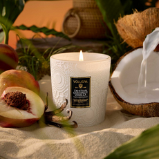 Voluspa Tahitian Coconut Vanilla Classic 9oz Candle