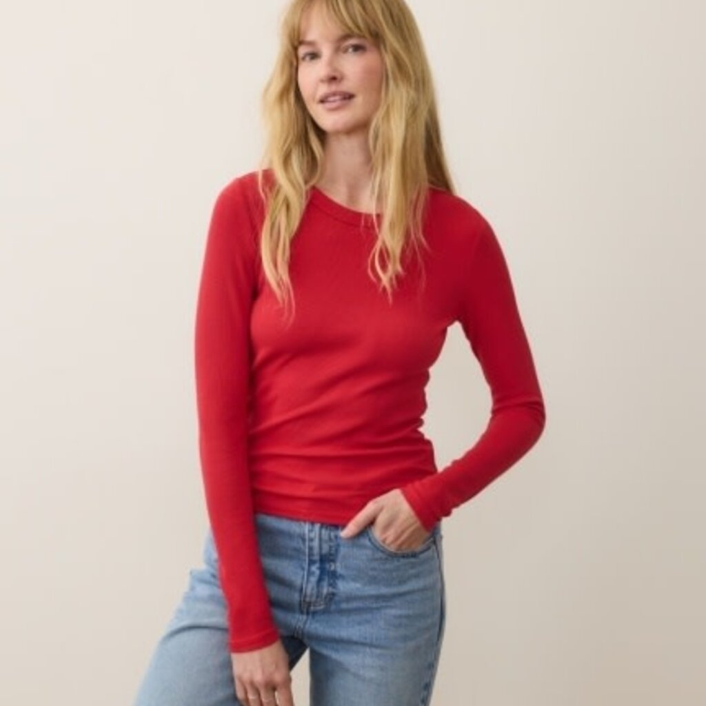 Marine Layer Lexi Rib Sun-In Longsleeve Crew Tee