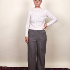 Marine Layer Lucia Pointelle Mock Neck Sweater