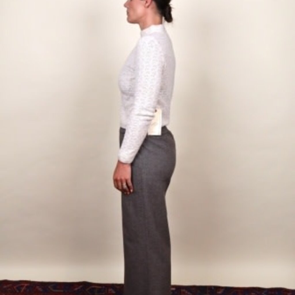 Marine Layer Lucia Pointelle Mock Neck Sweater