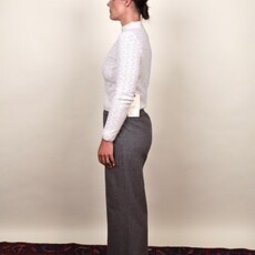 Marine Layer Lucia Pointelle Mock Neck Sweater