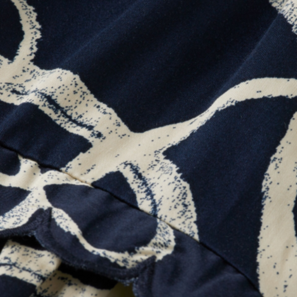 Scotch & Soda - Womenswear Scallop Trim Long Sleeve Mini Dress