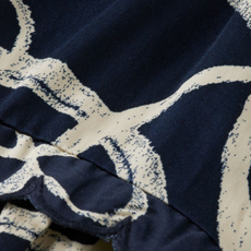 Scotch & Soda - Womenswear Scallop Trim Long Sleeve Mini Dress