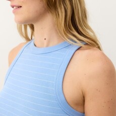 Marine Layer Lexi Rib Sun-In High Neck Crop Tank