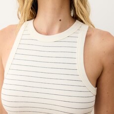 Marine Layer Lexi Rib Sun-In High Neck Crop Tank