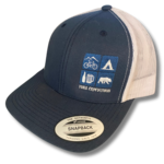 Yuba Expeditions Yuba Expeditions 4 Square Trucker Hat - Blue