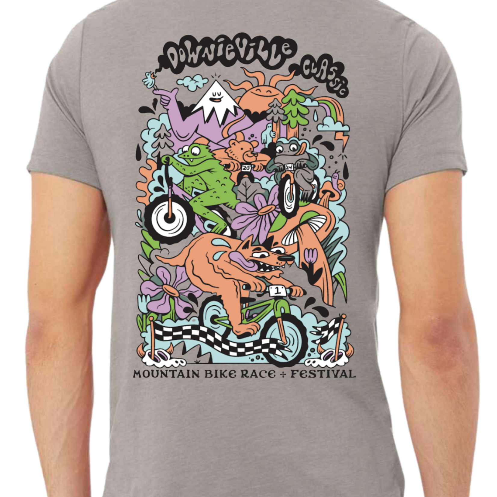 Sierra Buttes Trail Stewardship 2024 Downieville Classic Poster Tee | Men's