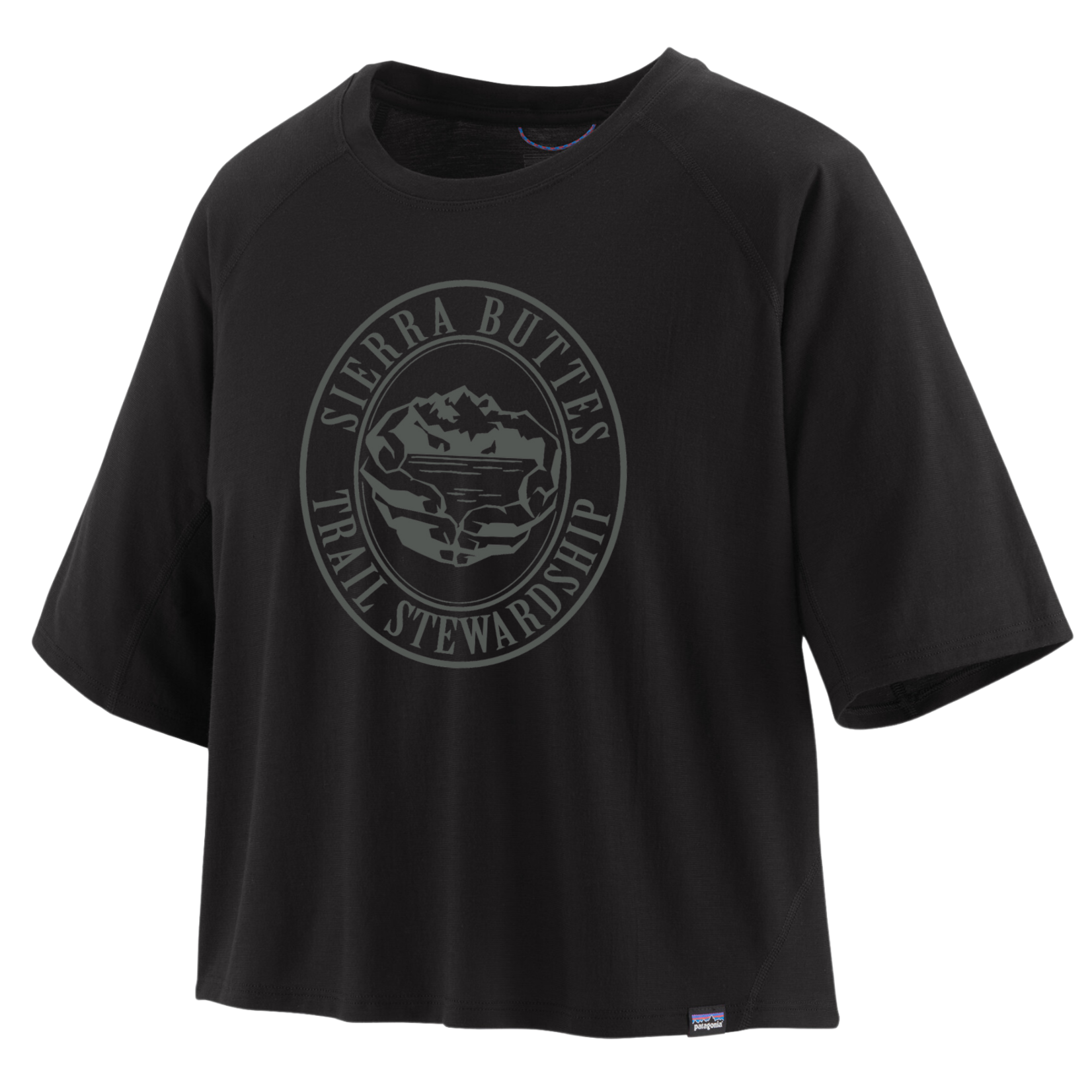 Sierra Buttes Trail Stewardship Patagonia | Women's Capilene® Cool Trail Cropped Shirt