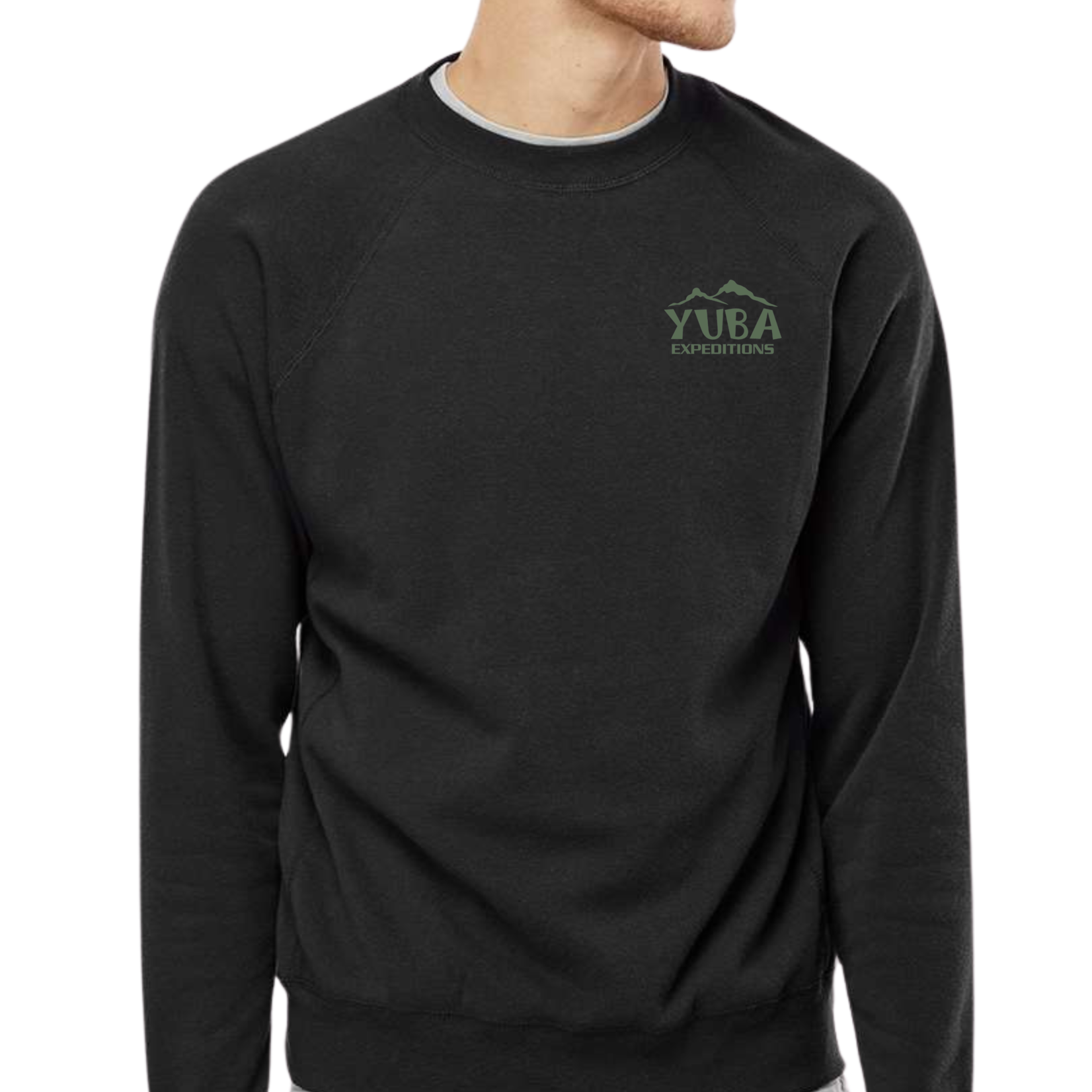 Yuba Expeditions CREWNECK | Yuba Expeditions | M's Black/Green | 2024