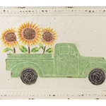 Ganz Embossed Truck with Sunflowers Picture