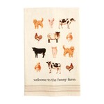 Mud Pie Welcome To The Funny Farm Towel
