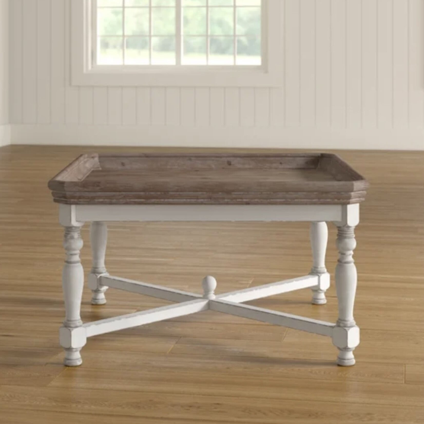 Moore House Distressed Tray Top Coffee Table