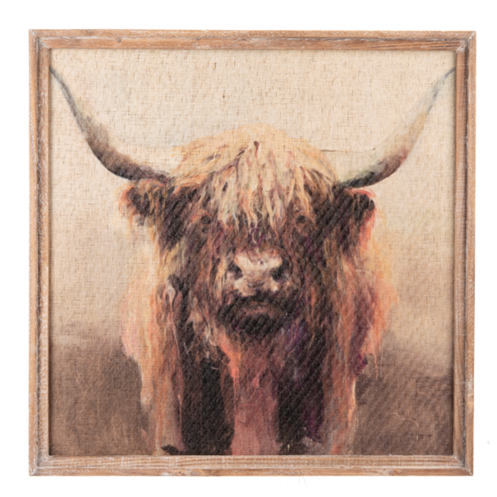 CBK Watercolor Highland Cow Wall Decor