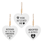 Ganz Oversized Pet Rescue Heart with Beaded Hanger Ornament