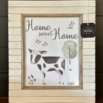 Moore House Framed Watercolor Farm Animal Picture