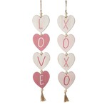 Midwest-CBK Love & XOXO Hanging Wall Decor