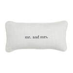 Mud Pie Mr. & Mrs. Mini Wedding Pillows