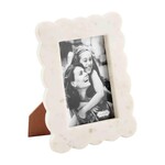 Mud Pie Small Scalloped Marble Frame