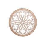 CBK Carved Medallion Wall Decor with Cutouts