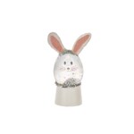 Midwest-CBK White Easter Bunny LED Shimmer Globe