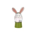 Midwest-CBK Green Easter Bunny Shimmer Globe