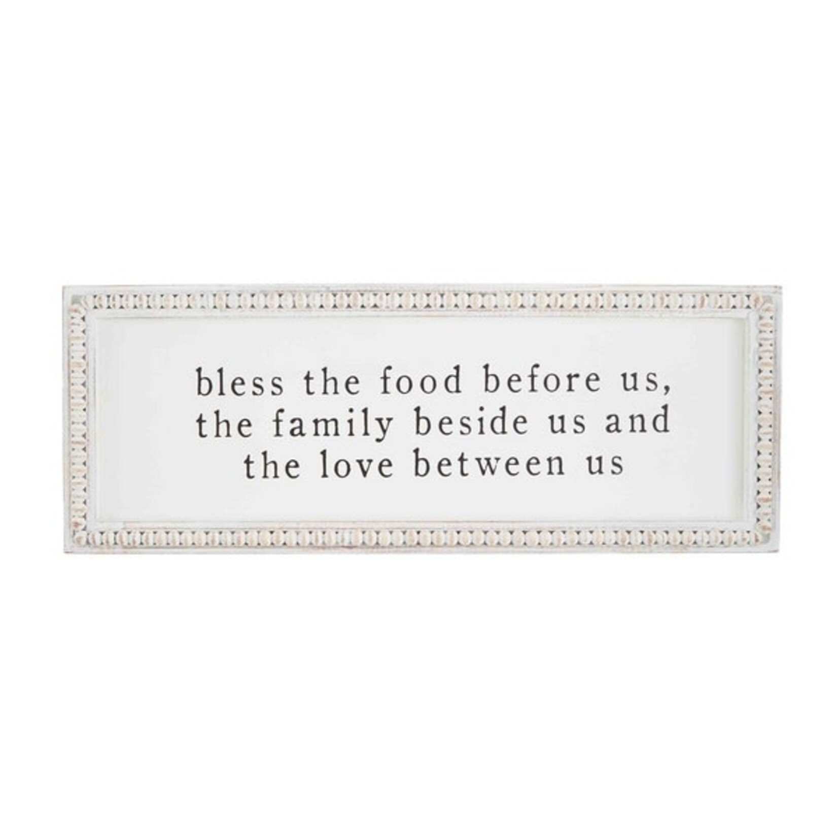 Mud Pie Bless The Food Bead Plaque