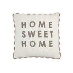Mud Pie Home Sweet Home Pillow
