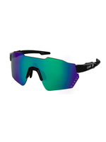 Carve Level Up  Matt Black Green W/ Green Lens Sunglasses