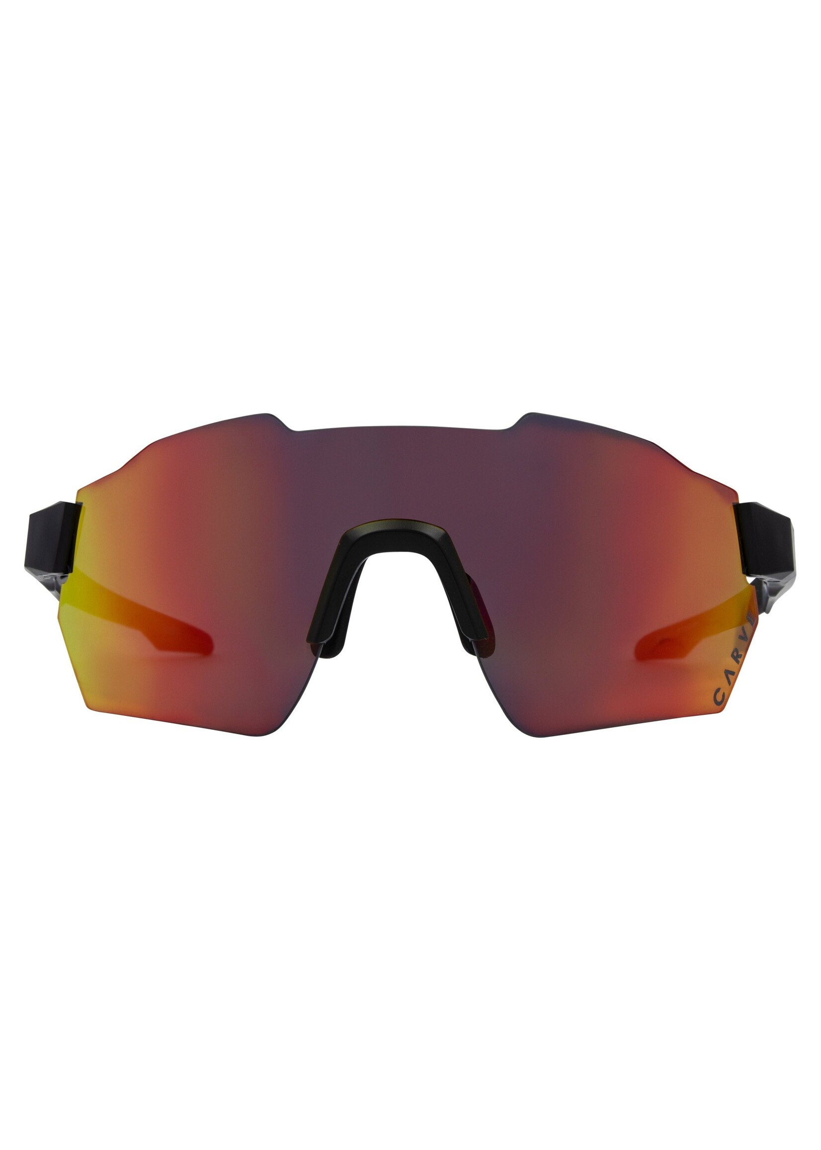 Carve Level Up Matt Black Grey W/  Black-Red Sunglasses