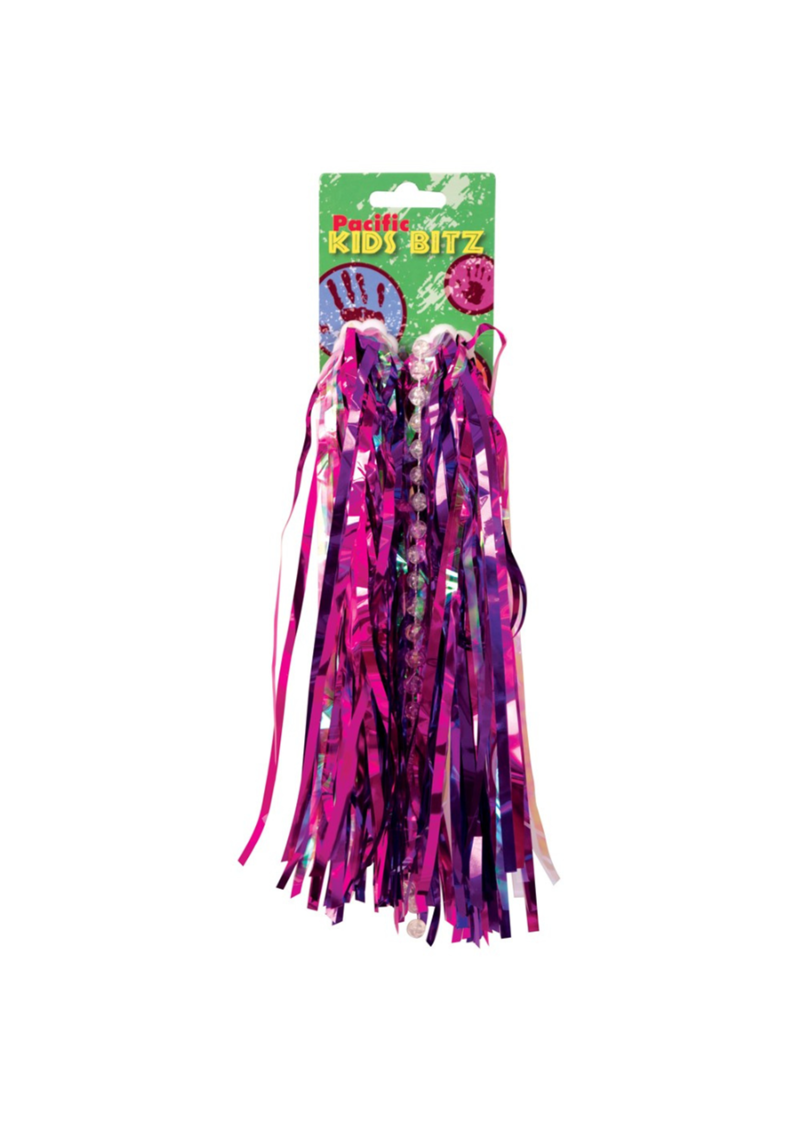 Pacific Kids Bitz Handlebar Streamers - Pink