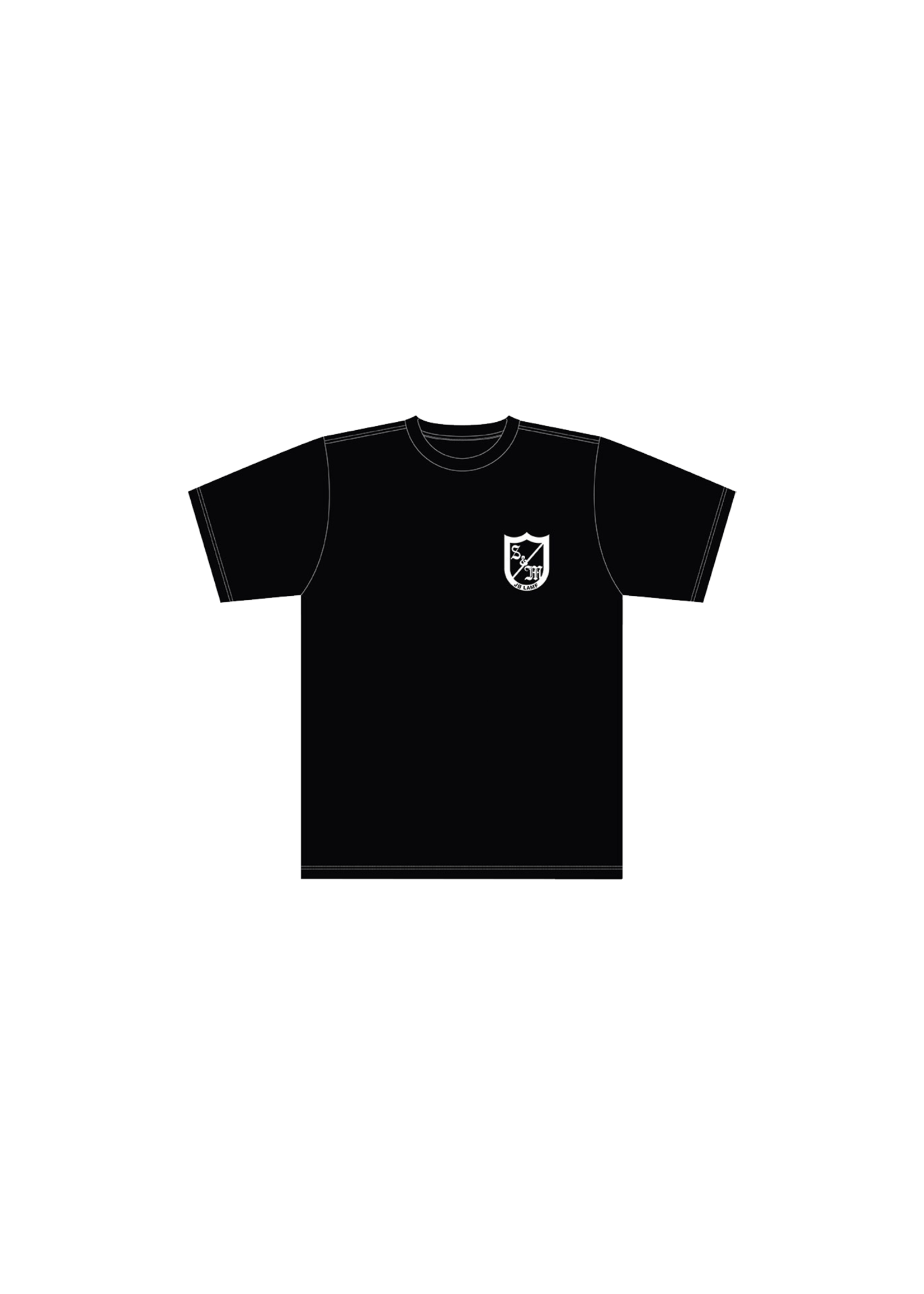 S & M L.A.M.F. T-Shirt Black