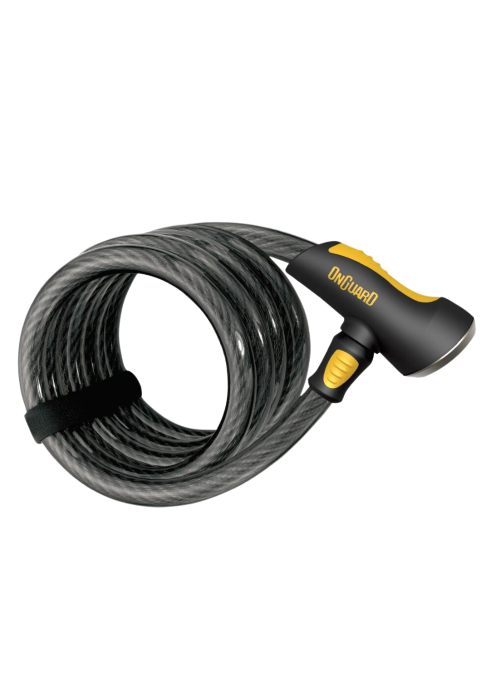 Onguard Doberman Series - Coiled Cable Keyed - 185cm x 12mm
