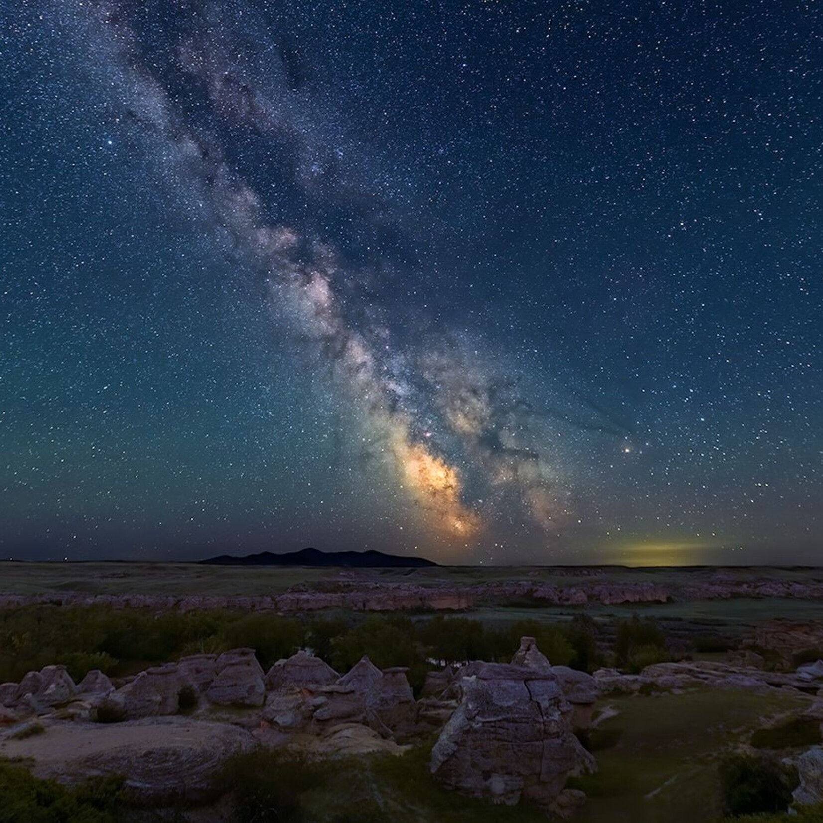 Kimberley Sibbald Stellar Symphony: Milky Way Ascension at the Park's Edge