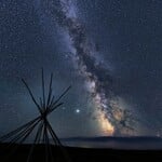 Kimberley Sibbald Cosmic Canopy: When the Milky Way Paints the Night Sky Over the Park