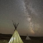 Guy Kerr Teepee and Milky Way