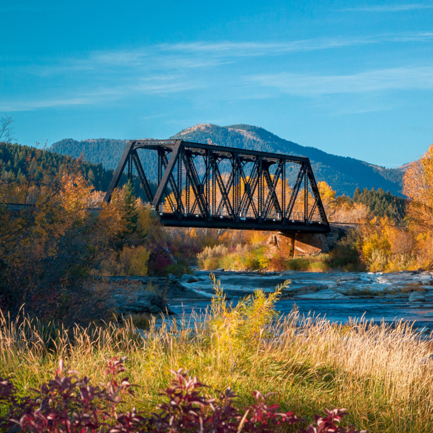 John Anvik Fall on the Crowsnest River